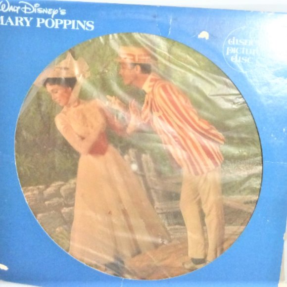 Walt Disney's MARRY POPPINS Disney Picture Disc Lp Record #3104  Vinyl Record - Picture 1 of 12
